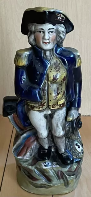 Admiral Nelson Large Toby Jug Staffordshire