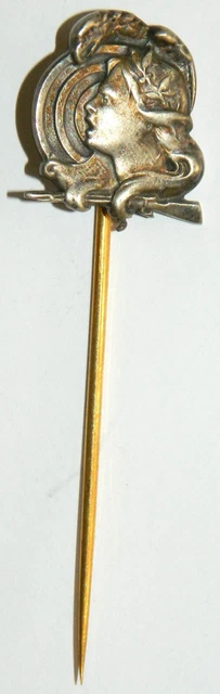 Épingle De Cravate Vintage Fin XIXe / Début 1900 - Belle Miniature, Occasion