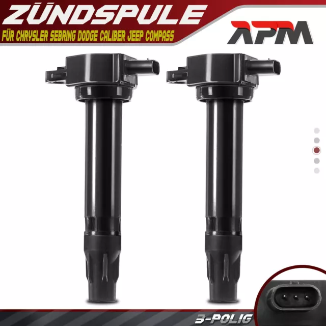 2x Bobine pour Chrysler Sebring Dodge Avenger Calibre Jeep Compass 1.8L-2.4L