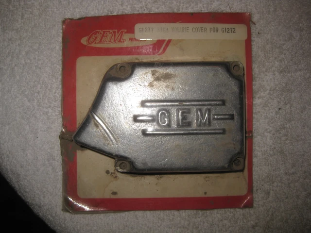 Vintage Kart (Go Cart) Gem Cast Aluminum Box Exhaust Cover - Nos