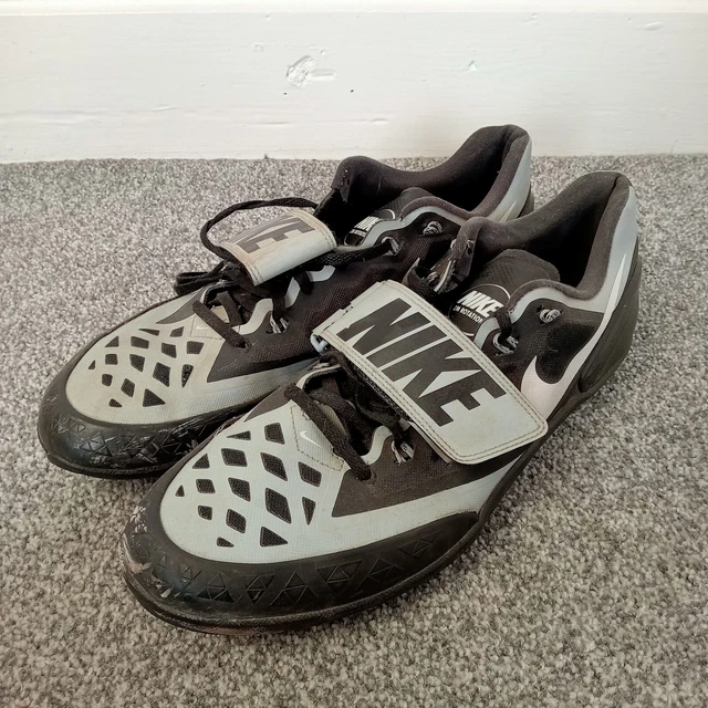 NIKE ZOOM ROTATIONAL Shot Put Throwing Shoes Trainers UK 13 Black