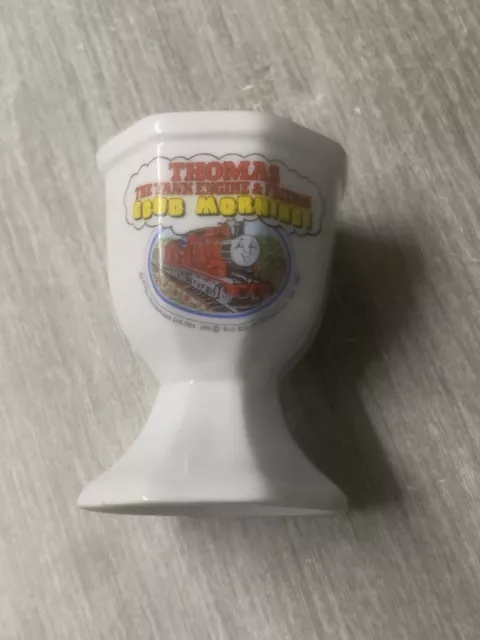 Thomas The Tank Engine & Friends Good Morning Egg Cup Ceramic 1984 Vintage