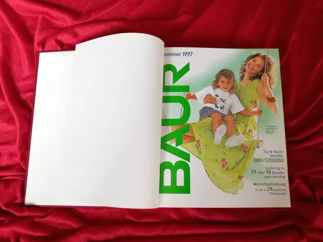 BAUR Katalog Frühjahr Sommer 1997 Hardcover - vintage Versandhauskatalog #475xb
