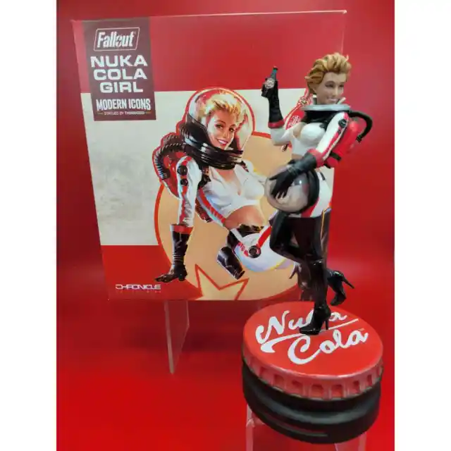 Fallout 4 Nuka Cola Girl Modern Icons Statue Figure Limited Edition ThinkGeek