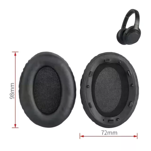 Coussin d'oreille antibruit avancé pour casque Sony WH1000XM3 (2 pièces)