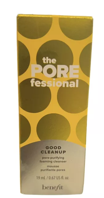 BENEFIT COSMETICS The POREfessional Good Cleanup Foam Cleanser 0.67 fl oz NIB