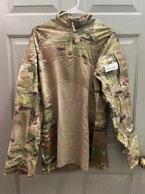 Nwt Army Issue Ocp Multicam Combat Shirt Flame Resist 1/4 Zip Extra Large Xl