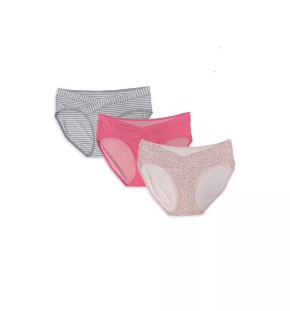 Hurley ~ Womens Cheeky Underwear Panties 3-Pair Nylon Blend Bonded