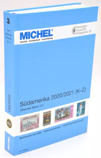 Michel Übersee Katalog Band 3 Teil 2 Südamerika (K-Z) 2020 / 2021 in Farbe