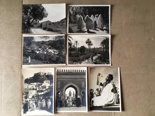Lot 7 Cpa (Morocco) Souk, Draa, Moulay Idriss, Tiznit Fes. Art Maroc Photos