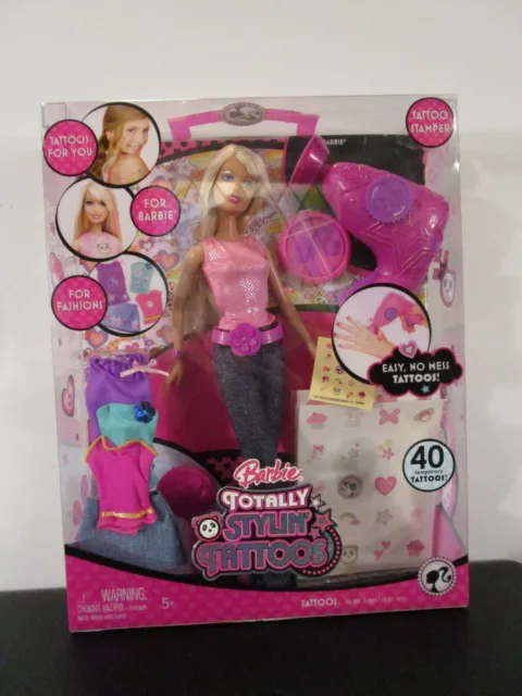 BARBIE GOT A TATTOO!!! OMG!!! Barbie Totally Stylin' Tattoo Kit PARODY -  YouTube