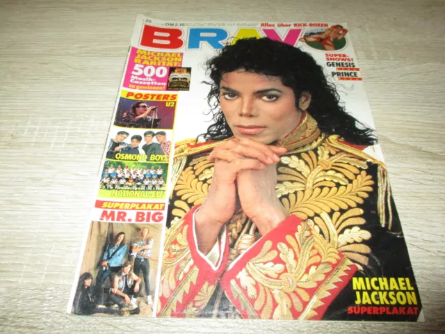 Bravo 11.6.1992 25/92 mit Michael Jackson Poster Heft komplett