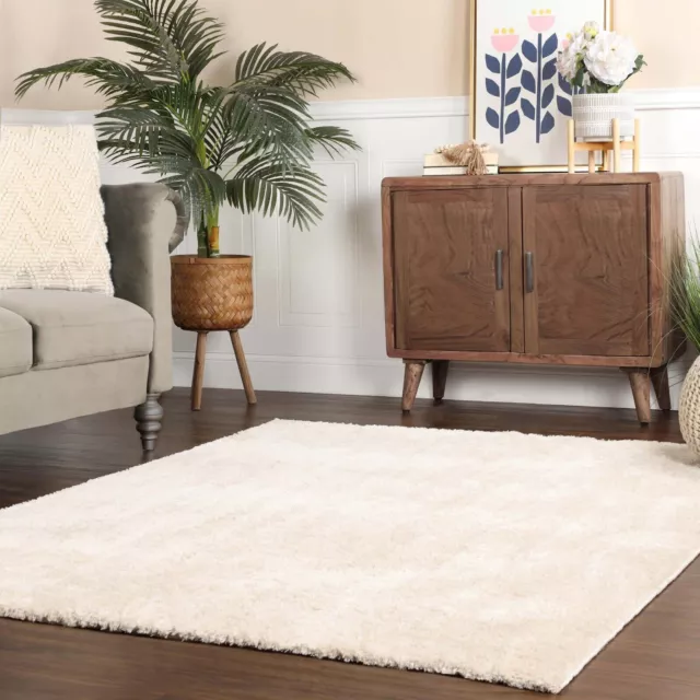 California Luxury Solid Soft Shag Carpet Runner 5 x 7 6x9 7 x 10 Large Area Rugs 3