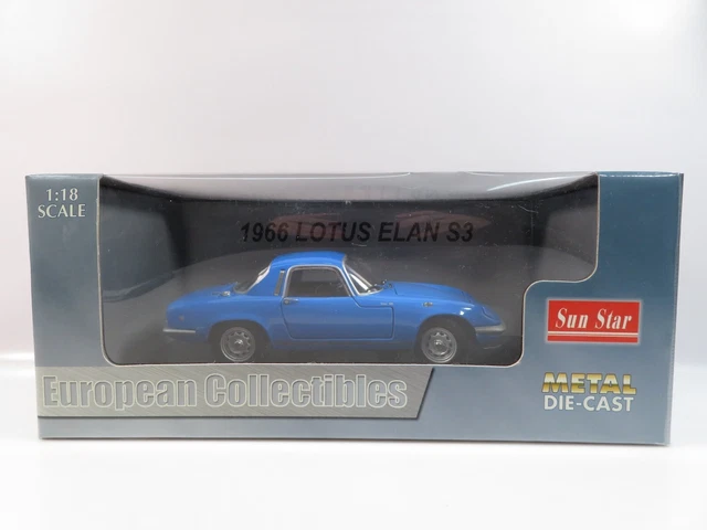 Sunstar 1/18 ロータス エラン S3 クーペ 1966 Sun Star 4052SUN 1966 Lotus Elan S3 - Hattons