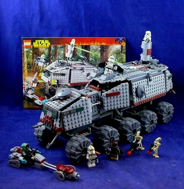 LEGO, STAR WARS, 7261 Clone Turbo Tank, Mace Windu con sable de