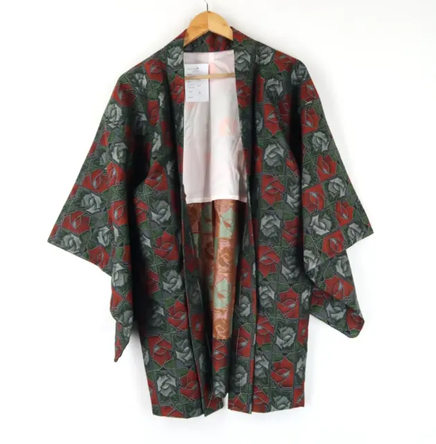 Japanese Vintage Haori Kimono Jacket Beautiful Pattern (W941)