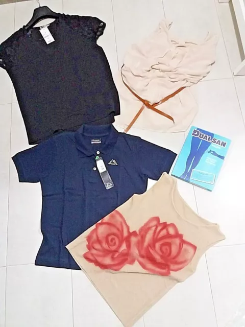 Lotto maglia blusa abbigliamento donna blouse t-shirt polo Kappa calze riposanti
