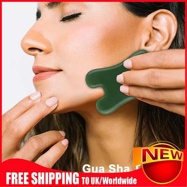 4 pz set raschietto gua sha giada naturale gua sha guazza massaggi tavolino sodo strumento per la cura della pelle