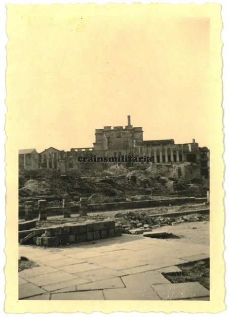 Orig. Foto zerstörtes WARSCHAU Polen 1941
