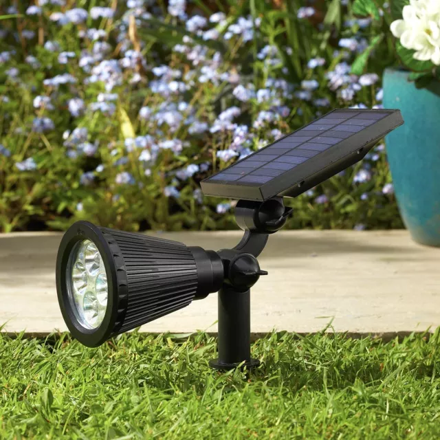 30cm Solar LED Lumi Dual Brillo Ajustable 70 Lúmenes Jardín Punto Estaca Luz 3