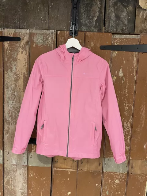 Mountain Warehouse Kids Girls Pink Waterproof Jacket Coat Size Age 13 Years (W)