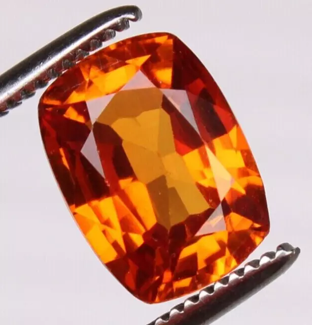 Orange Sapphire Padparadscha 7.20 Ct. Natural Ceylon Cushion Cut Loose Gemstone 2