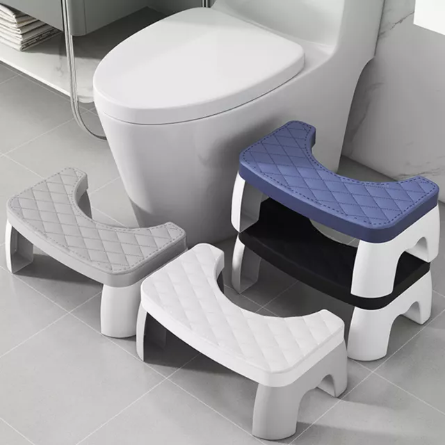 Non-slip Toilet Step Stool Squatty-Potty Bathroom Squat Chairs Furniture