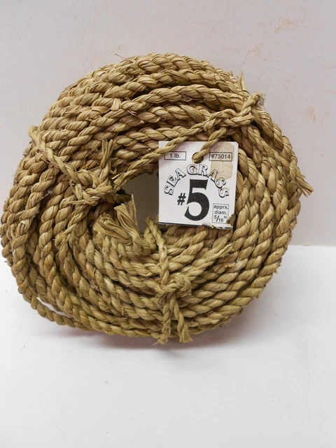 Silla de tejido de cesta de pastos marinos retorcidos 5/16" azotando cuerda 1 lb total
