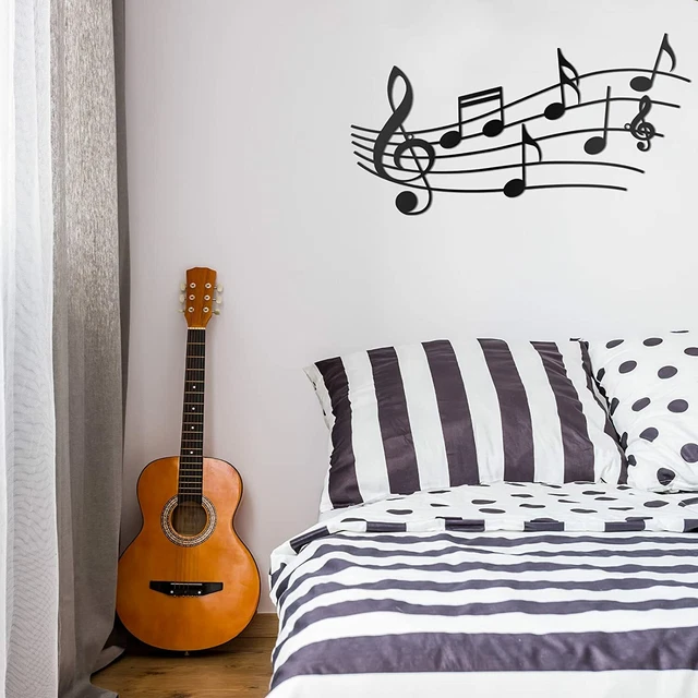 MUSIC NOTE WALL Decor Metal Music Notes Wall Art Music Theme Note Decor