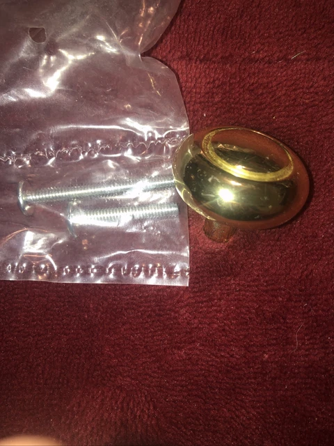 Atlas Homewares Victoria 1-1/4 Inch Mushroom Cabinet Knob - Brass