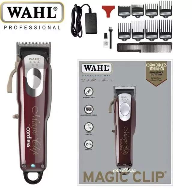 Wahl 5-Star Series Cordless Magic Clip Professional Hair Clipper Shaver