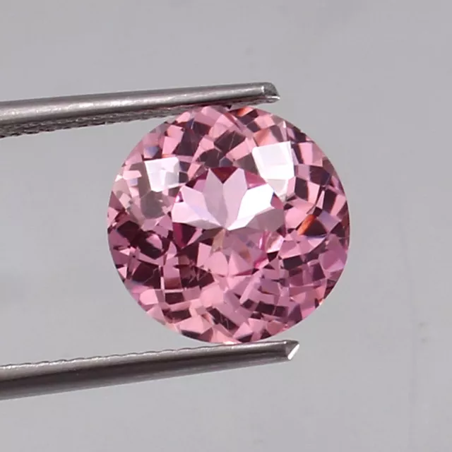 AAA Natural Ceylon Pink Padparadscha Sapphire Loose Round Gemstone Cut 11x11 MM