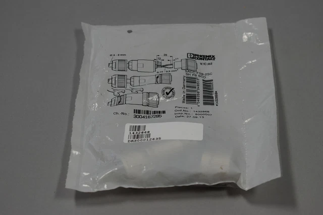 New Phoenix Contact  Sacc-Fsb-2Sc Sh Pb Sco 1432868 [12 Months Warranty]