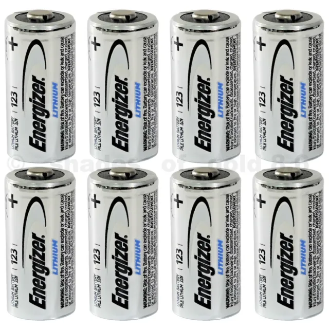 2 X 4) 8 Pack Duracell Ultra Lithium CR123A CR17345 EL123 3V Batteries  EXP:2030 $36.99 - PicClick