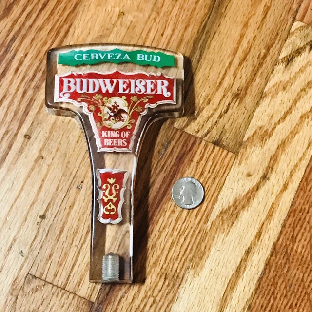 Cerveza Bud Busweiser King Of Beers Vintage Tap Good Condition 7”