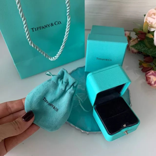 New Tiffany & Co Gift or Engagement Set Box+Bag+Pouch+Outer Box