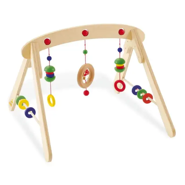 Arco da gioco Pinolino legno trapezio da gioco bambino palestra motorie giocattolo centro giochi vida