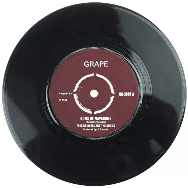 Freddie Notes & The Rudies - Guns Of Navarone (Grape Records) Vinyl 7" Single