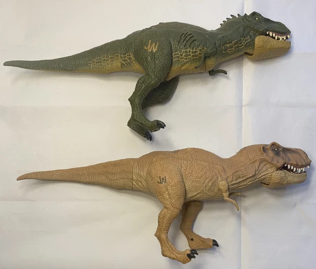 VINTAGE JURASSIC PARK world Trex Indominus Rex Action Figure Lot Kenner