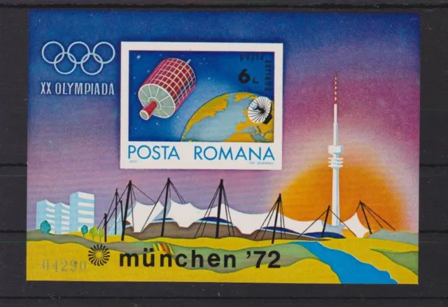 Rumänien postfrisch MiNr. Block 98 Olympische Sommerspiele München 72