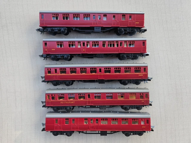AR0042978 - Jouef 5101 5102 5103 5104 Ho JOUEF Sncf Rame 5 Voitures Modernisees Romilly Tres Bon Etat Sans Boite