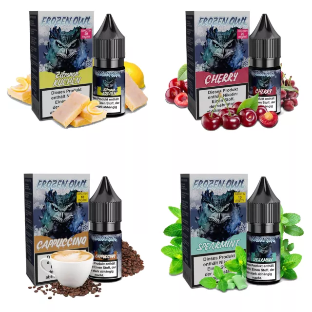 Frozen OWL 10ml E-Liquid für E Zigarette & Vape mit 10/20mg Nikotin | Nic Salt