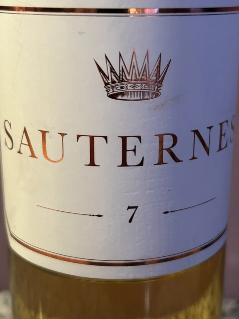 Sauternes du château D'Yquem  N°7   75cl