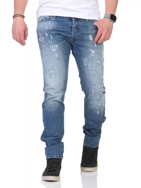 PANTALON EN JEAN Diesel Tepphar 084ZX pour homme carotte mince EUR 129 90 PicClick FR