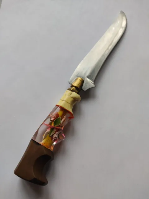 Old vintage Soviet knife.  Prison art.  hand-made. USSR.