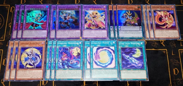 YUGIOH - LUNALIGHT Fusion Deck - Leo Dancer, Blue Cat, Junk Forward,  Crimson $6.00 - PicClick