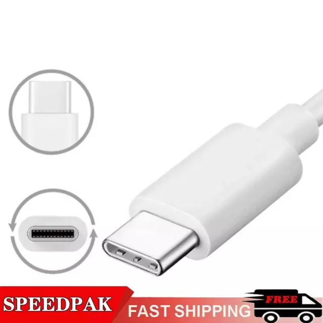 USB-C / Type-C to Type C Charger Cable 2A/3A PD Fast F9 Charging 1M Lead E8U1