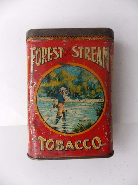 VINTAGE FIELD AND Stream Tobacco Tin, Luxury and Comfort $36.00
