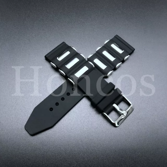 26mm Russian Diver silicon Rubber watch band strap Fits for Invicta Bullet strap