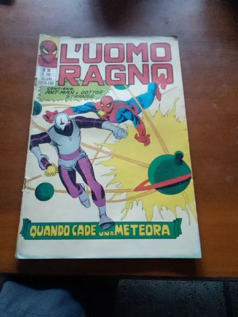 Uomo Ragno Corno 30 Ottimo Di Resa  Italian Spiderman No Poster